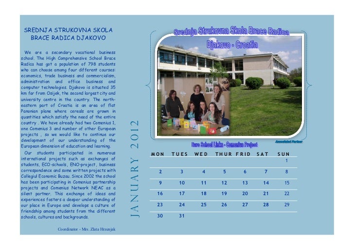 About the 2012 Calendar